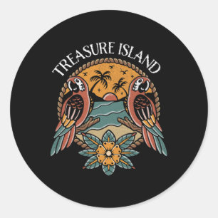 Adesivo Praias da Costa Oeste da Flórida de Treasure Islan