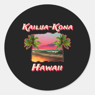 Adesivo Praias De Kailua-Kona Havaí