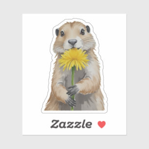 Adesivo Prairie Dog Watercolor