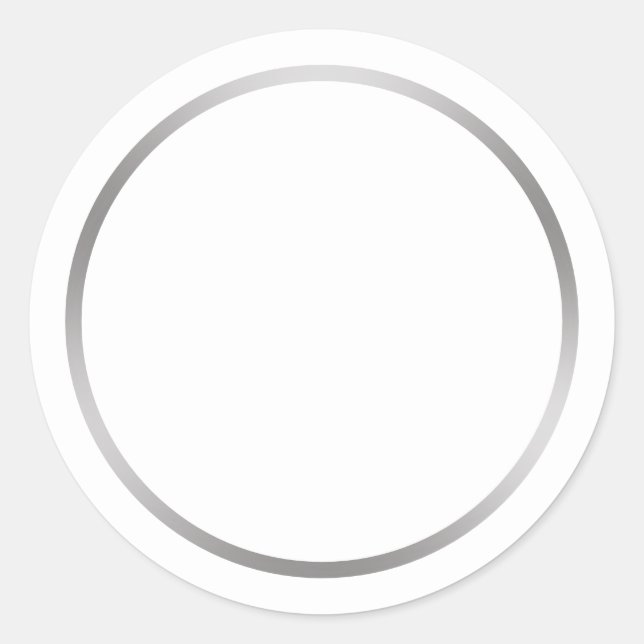 Adesivo Prata branca simples e falsa (Frente)