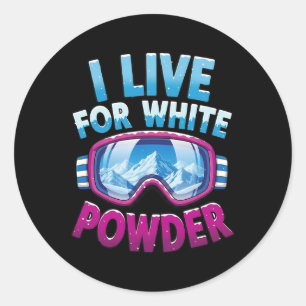 Adesivo Praticante de Snowboard Legal Esquiando Férias de