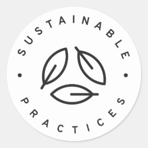 Adesivo Práticas sustentáveis