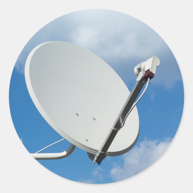 Adesivo Prato de satélite (Frente)