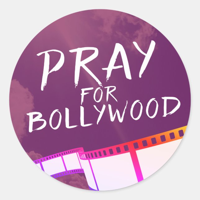 Adesivo Pray for Bollywood (Frente)