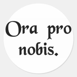 Adesivo Pray para nós