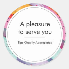 Adesivo Prazer Em Servi-Lo (Driver De Entrega)