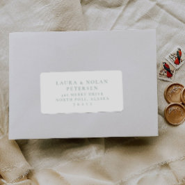 Adesivo Pre-addressed Wedding Guest Mailing Label Stickers