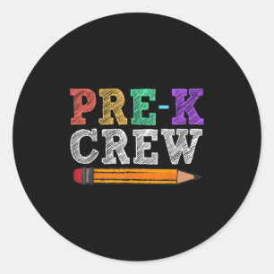Adesivo Pré-k Tripulantes Engraçados Pré-k Presentes De Vo