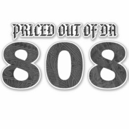 Adesivo PREÇADO DE DA 808 Cinza Negra Tibal