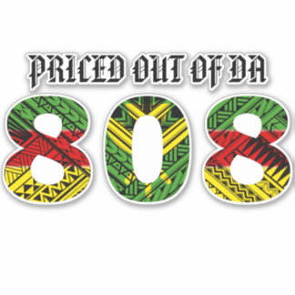 Adesivo PREÇADO DE DA 808 Kakau Kanaka Maoli