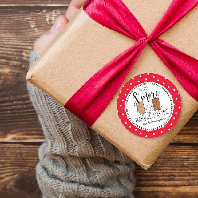 Adesivo precisamos de mais empregados como o presente de N (Criador carregado)