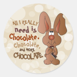 Adesivo Preciso de Chocolate - Páscoa