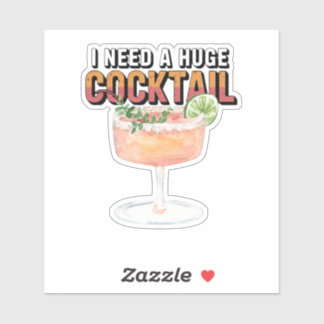 Adesivo Preciso De Um Grande Coquetel