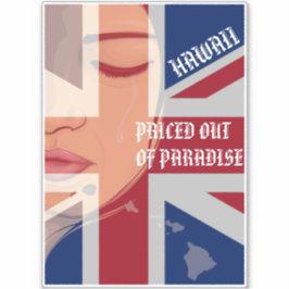 Adesivo PREÇOS FORA DO PARAÍSO QUE CHORA HIIslandsFlag