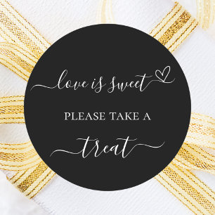 Adesivo Prefeito de casamento branco preto