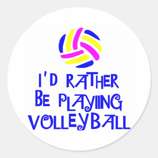Adesivo Preferencialmente de VolleyChick (Frente)