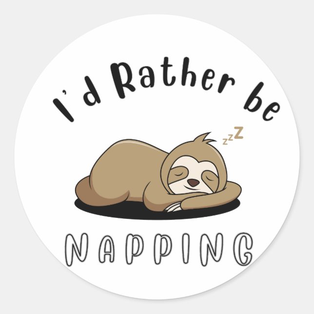 Adesivo preferencialmentes de preguiça bonitinha que estão (Frente)