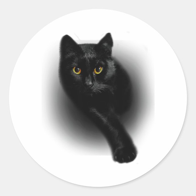 Adesivo Prego de Limar Black Cat (Frente)