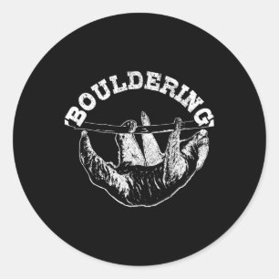 Adesivo Preguiça Bouldering Engraçado Escalada Escalador B