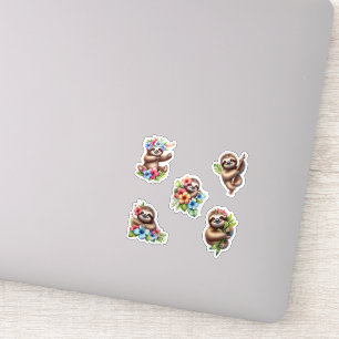 Adesivo Preguiça Tropical