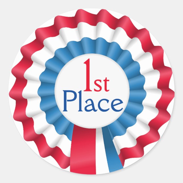 Adesivo Prêmio de fita de um professor (Frente)