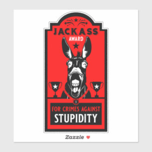 Adesivo Prêmio de Jackass