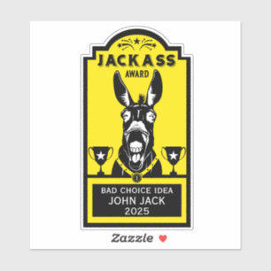 Adesivo Prêmio de Jackass