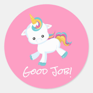 Adesivo Prêmio de Merit do Professor Colégio Rosa Unicorn