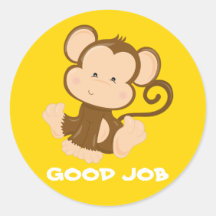 Prêmio de professor de escola de macaco amarelo de