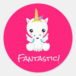 Adesivo Prêmio de Texto Personalizado do Professor do Unic