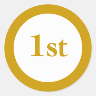 Adesivo Prêmio First Place