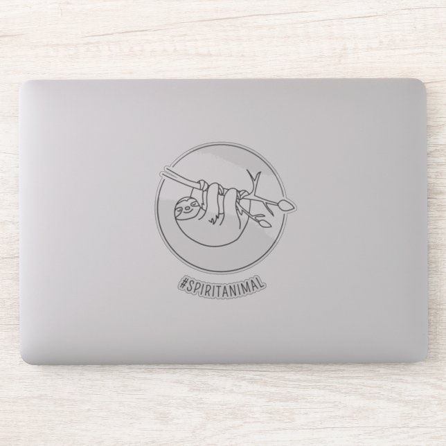 Adesivo Prendendo A Espírito De Lama Animal Engraçado Vini (Computador)