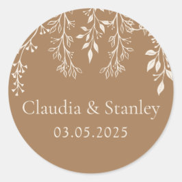 Adesivo Prendendo Florais Foliage Aquecimento Romântico Bo