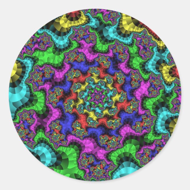 Adesivo Prensas Florais Vibrantes (Frente)