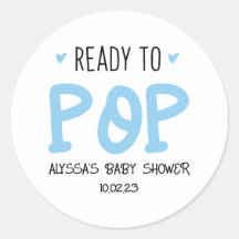 Preparado para Pop Blue Stickers