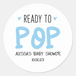 Adesivo Preparado para Pop Blue Stickers