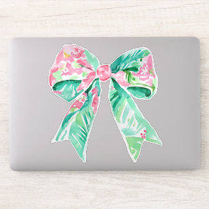 Adesivo Preppy Pink e Aqua Floral Arco