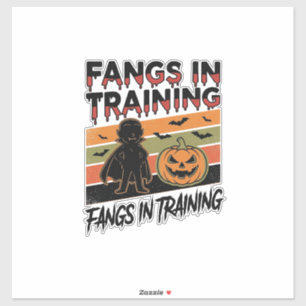 Adesivo Presas em Treinamento Camisa Divertida de Vampiro 