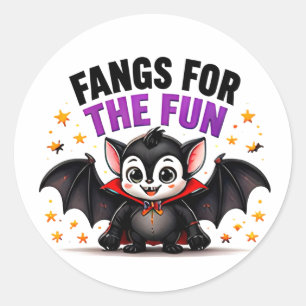 Adesivo Presas Para o Fun Cute Bebê Vampiro Halloween