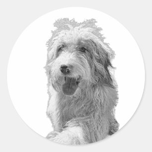 Adesivo Presença no Perfil – Retrato Monocromático de Cach