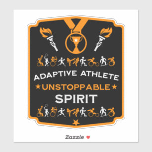 Adesivo Presente Adaptive Disabled Sports