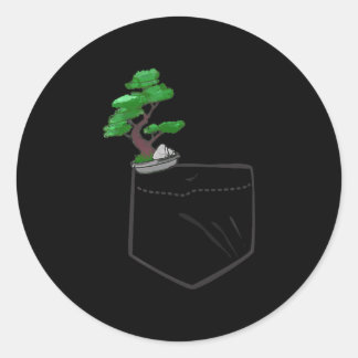 Adesivo presente da árvore bonsai