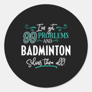 Adesivo Presente Da Camisa De Badminton - Badminton Resolv