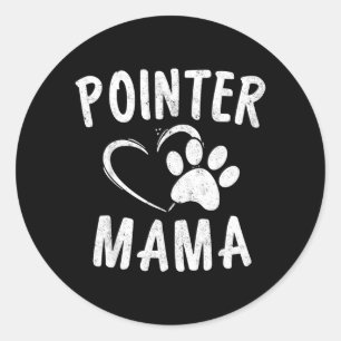 Adesivo Presente da Mamãe Pointer Amantes de Animais Roupa