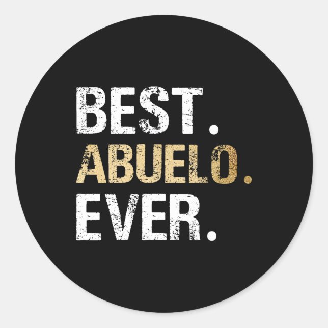 Adesivo Presente da neta Melhor Abuelo (Frente)