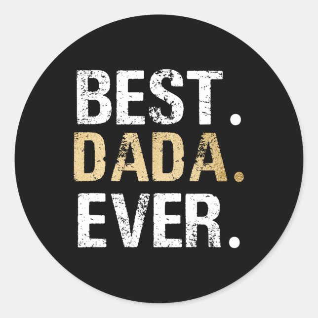 Adesivo Presente da neta Melhor Dada Dada (Frente)