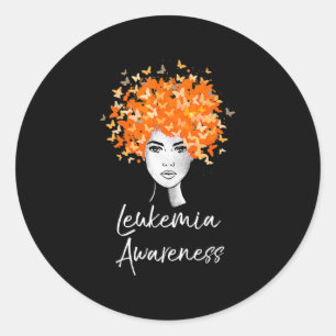 Adesivo Presente das borboletas de conscientização da leuc