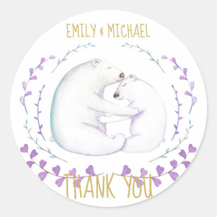 Adesivo Presente de Agradecimento Natal em Aquarela para C