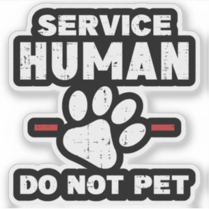 Adesivo Presente de Amante de Cachorro Engraçado Serviço H