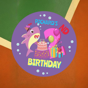 Adesivo Presente de Aniversário da Mamãe Personalizada Tia